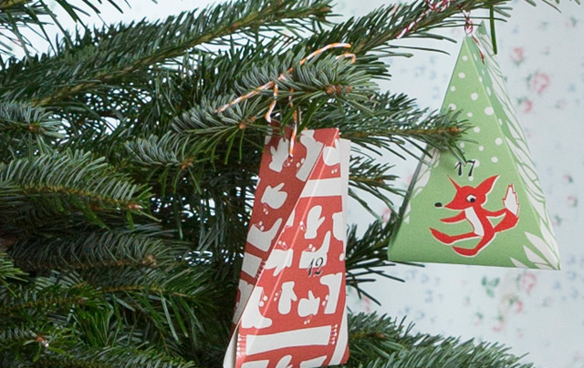 Die einzelnen T&uuml;tchen des Adventskalenders