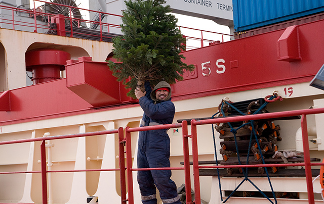 Freude schenken &ndash; auch im Hamburger Hafen